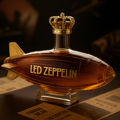 Led Zeppelin デカンターサブマリンワインボトルガラスワインボトルボトル装飾