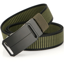2025新款男士尼龙皮带休闲百搭自动扣军训腰带裤带厂家现货批发