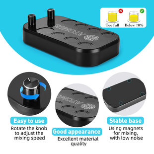 New Magnetic Stirrer Tattoo Embroidery Shaker Color Shaker Eight-Position Color Shaker Cross-Border