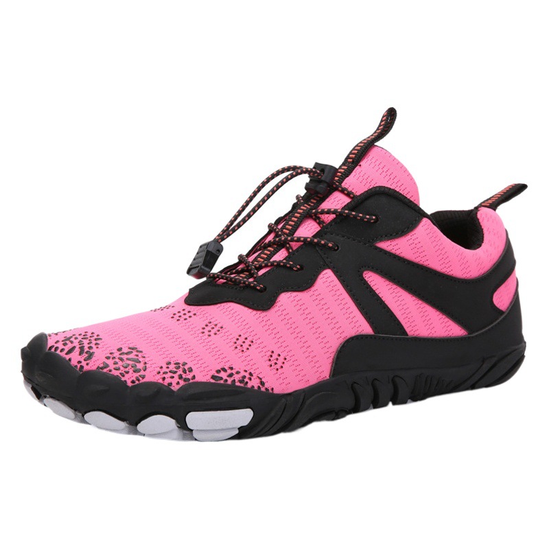 Zapatos de malla de cinco dedos para exteriores, versión deportiva para montañismo, zapatos de senderismo transpirables, zapatos de correr para escalada en roca para hombre, antideslizantes