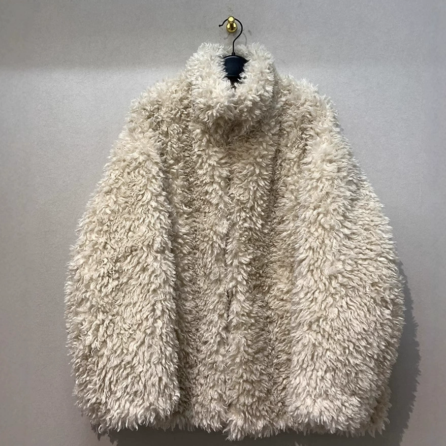 Сухой журавль осень-зима новое японское винтажное Модное теплое утолщенное пальто пушистое пальто