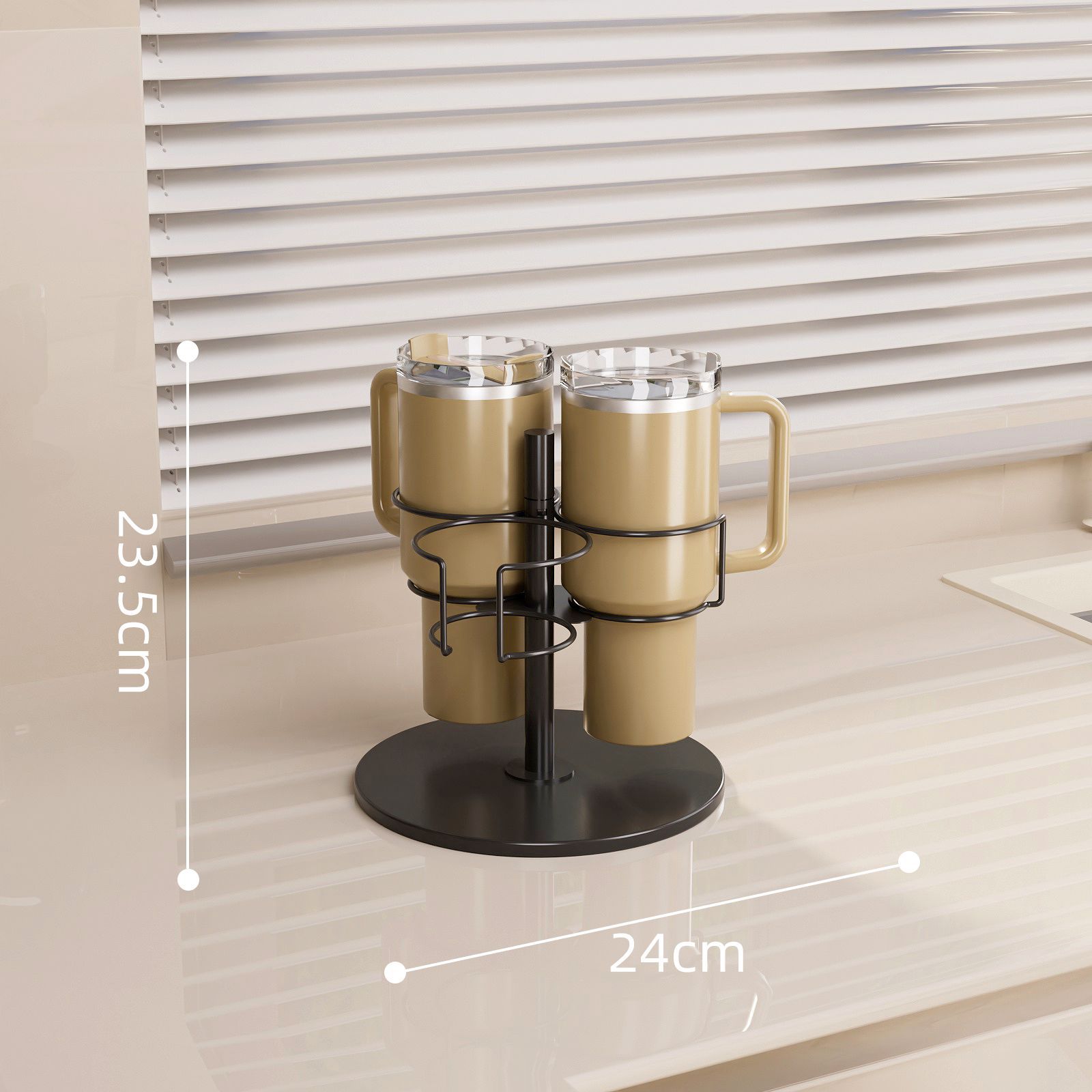 블랙 회전 3컵 모델 [TY-BJ-04-A]