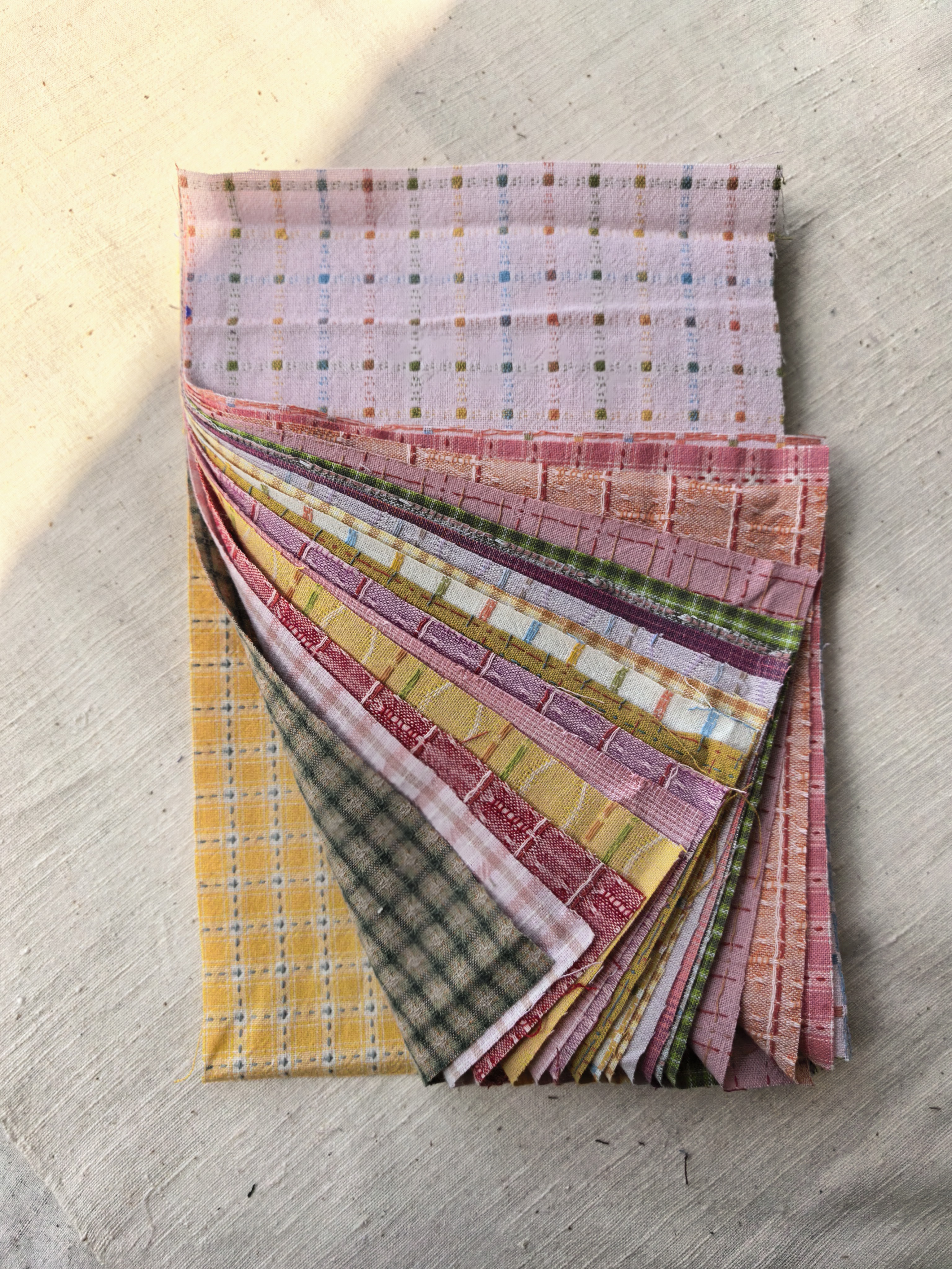Tejido primero cabeza de tela tela mano muñeca ropa de tela de 100 colchones tela de lona image 8