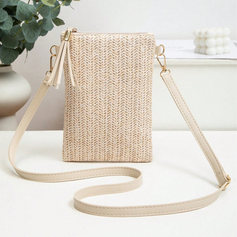 Transfronterizos de encaje trenzado damas mochila de moda algodón hueco bolso de hombro bolso de brazo bolso de mano bolso vacacional