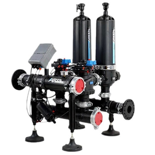 Fuente fabricante agrícola ahorro de agua riego por goteo regadera retrolavado filtro tratamiento de agua automático de retrolavado filtro