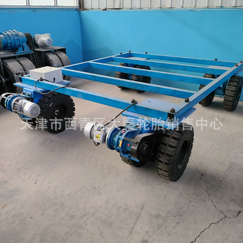 防水板台车电机轮胎隧道驱动轮载重10-20吨行走轮