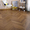 three layers solid wood Herringbone Fishbone