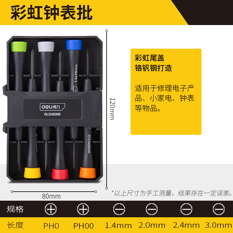 Reloj destornillador conjunto desmontaje portátil casero gafas reparación de teléfonos móviles pequeños destornillador conjunto de herramientas
