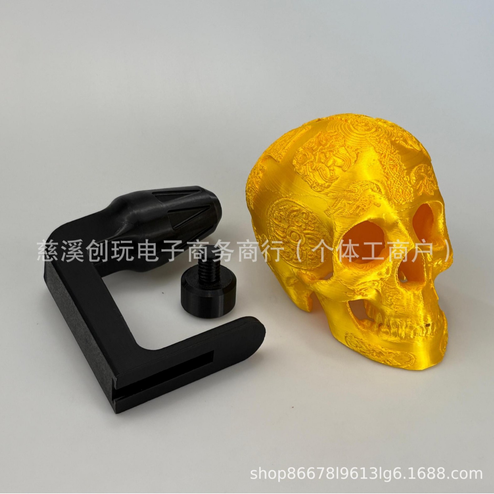 Transfronterizo nueva estación independiente 3D Skull Helmet Display Package