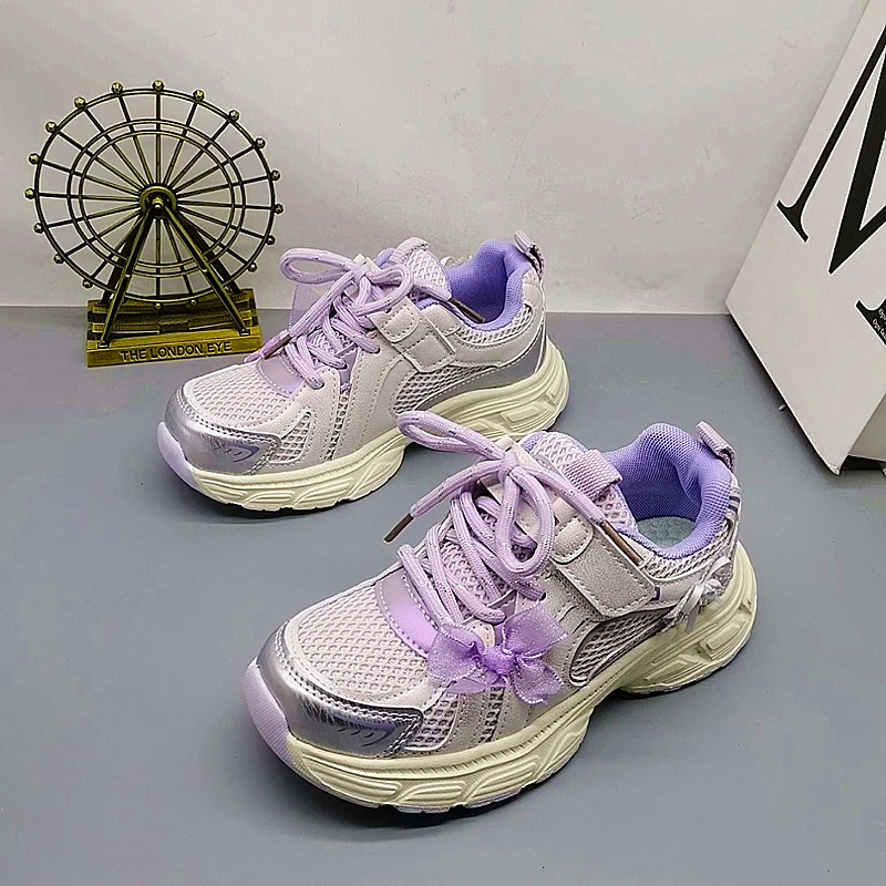 Doble red 32 - 37 talla zapatos deportivos para niñas zapatos de plancha delgada zapatos clásicos zapatos de papá zapatos de rendimiento súper ligeros para niños