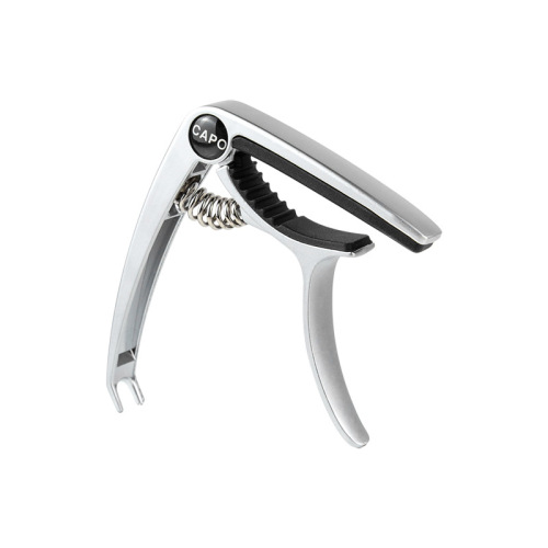 Folk guitar capo zinc alloy acoustic guitar capo ukulele metal pull-out fixed string cone string nail