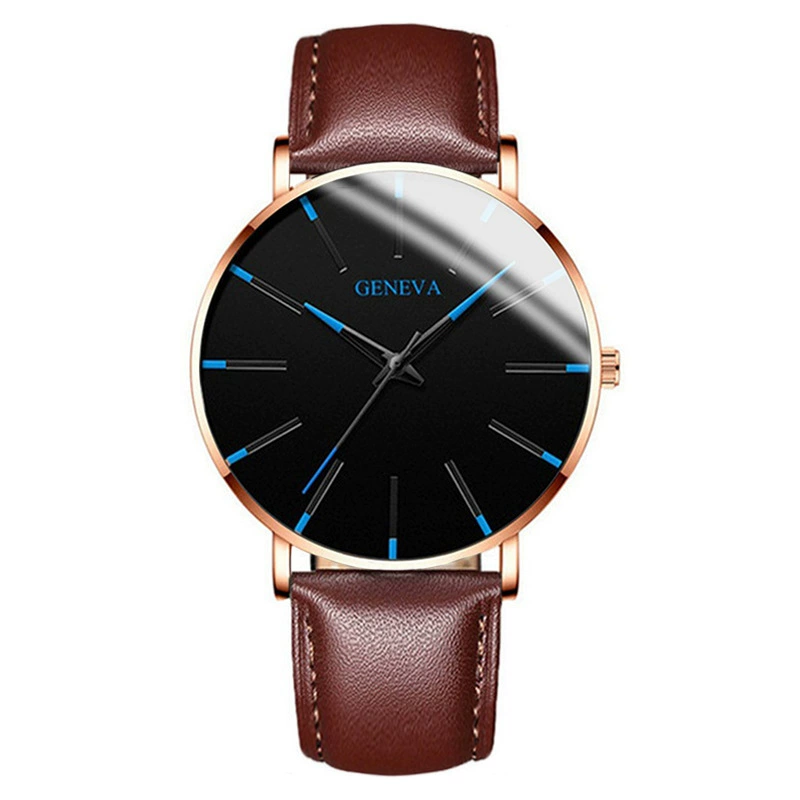 Men's Swiss‑Style Watch, Quartz Movement, 42 mm Dial, Metal Bracelet (230 mm)