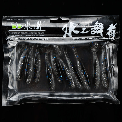 Flutter Paddle Tail Lures Soft Baits Fresh Water Bass Swimbait Tackle Gear