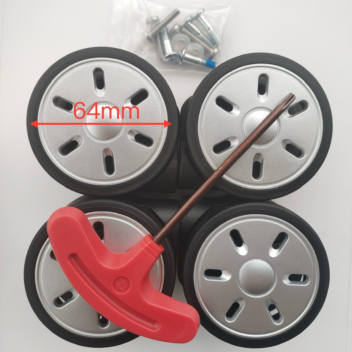 Suitable for Rimowa Wheels, Rimowa Wheel Accessories, Salsa Suitcase Wheels, Ultra-Quiet Universal Wheels