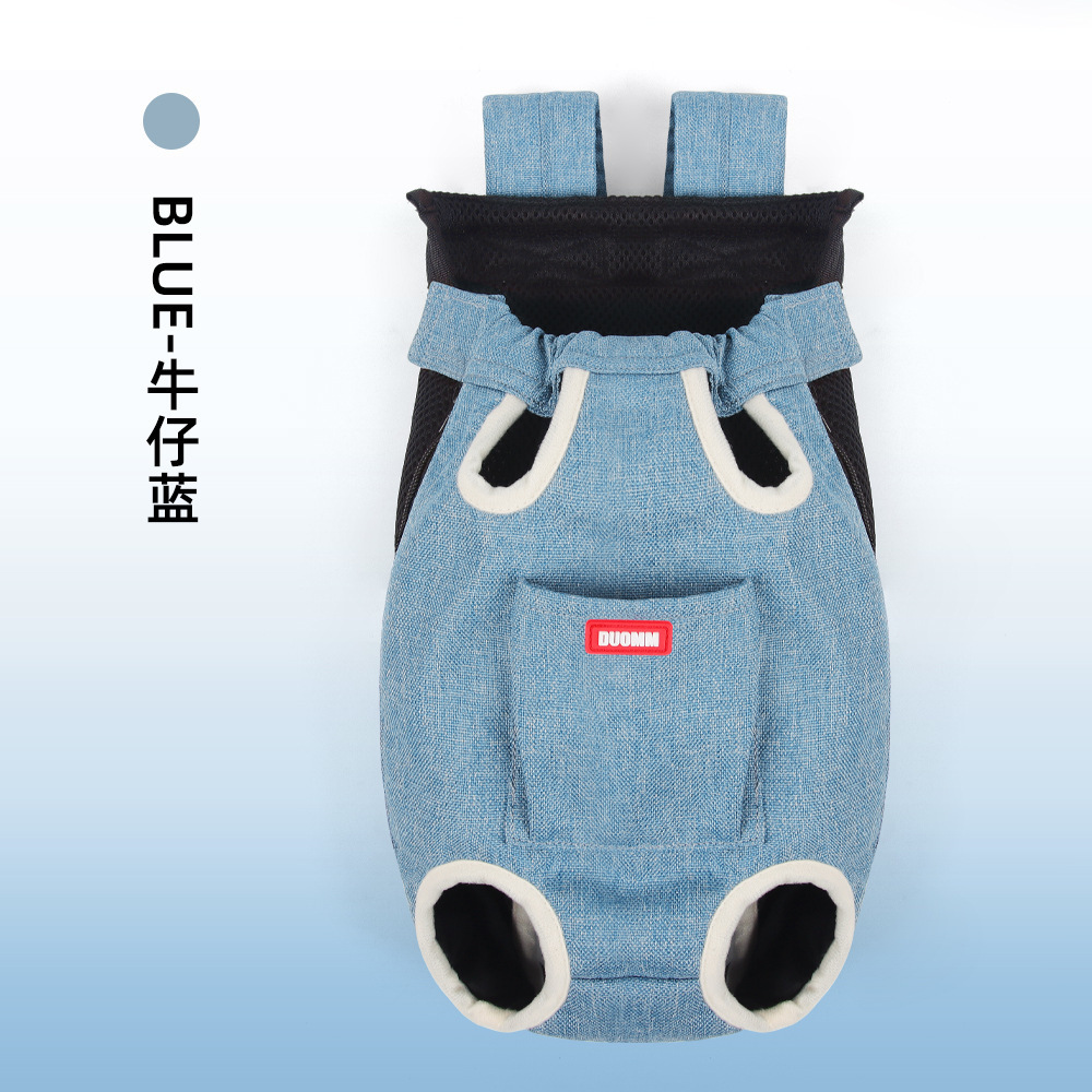Mochila para Mascotas de Lona Transpirable y Portátil para Salidas