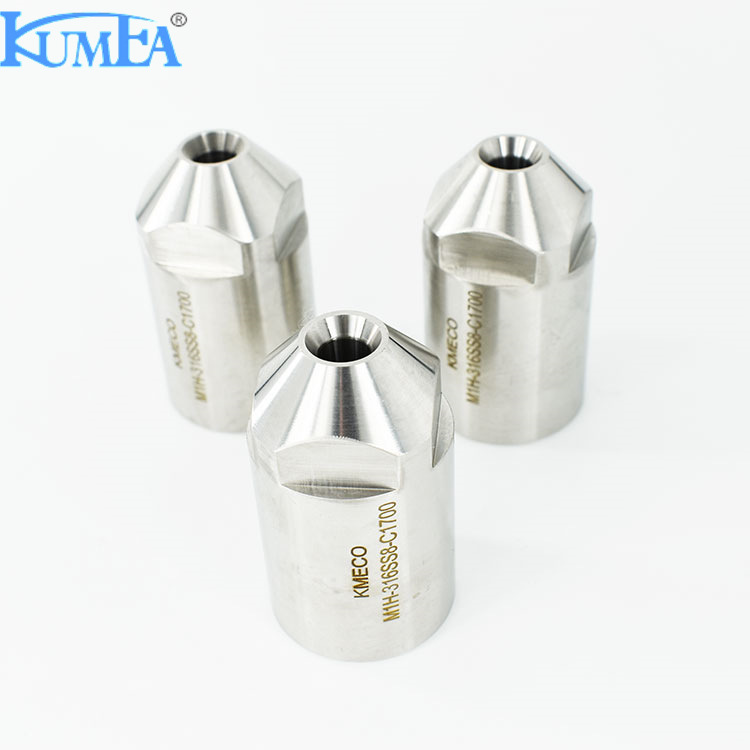 高压清洗洗车台喷嘴 15°30°不锈钢窄角实心锥形喷嘴