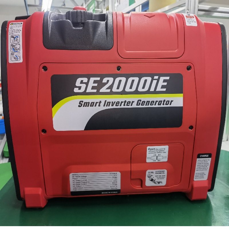 美标汽油发电机家用小型静音变频2KW房车发电机户外露营便携式