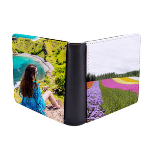 Thermal Transfer Wallet Blank Pu Leather Sublimation Foldableable Wallet with Multiple Card Slots Source Manufacturer Small Items