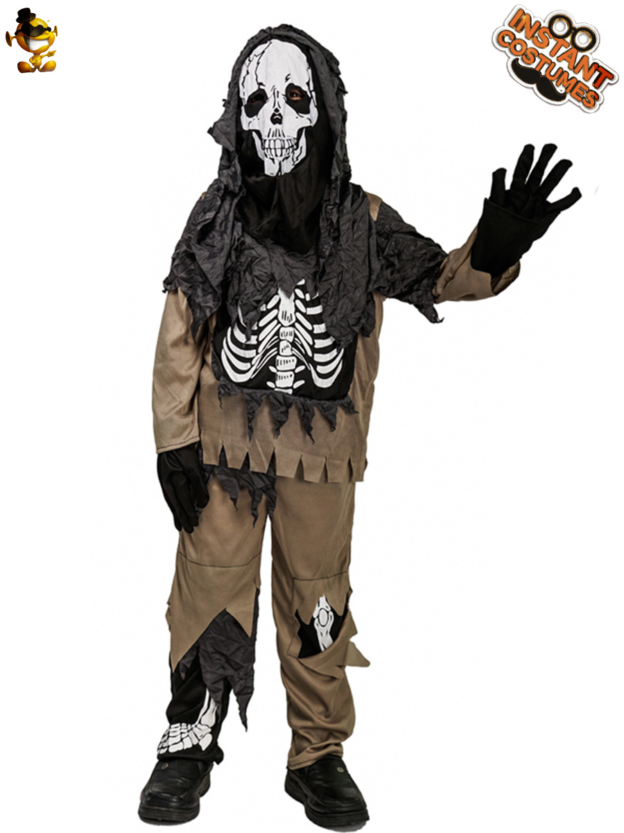 Halloween Boy horror cráneo mascarada partido traje etapa traje cosaply ropa distribución al por mayor