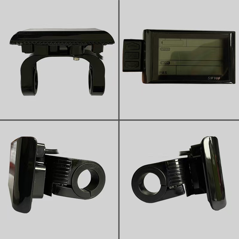 Sw900 Lithium Battery Instrument Electric Vehicle Accessories 36V48V60V Waterproof Six-Core Lcd Central Instrument Protocol Version 2