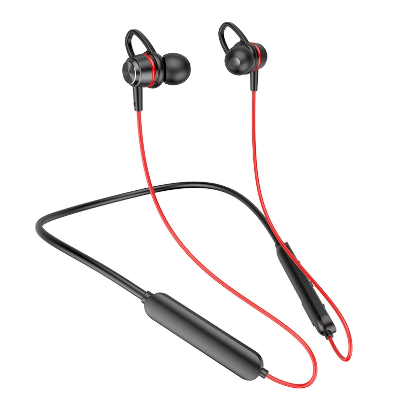 Трансграничная новая Bluetooth-гарнитура с магнитной присоской, подвесная на шею, с двумя ухом, весящими басами, для занятий спортом, бега и музыки, беспроводная Bluetooth-гарнитура