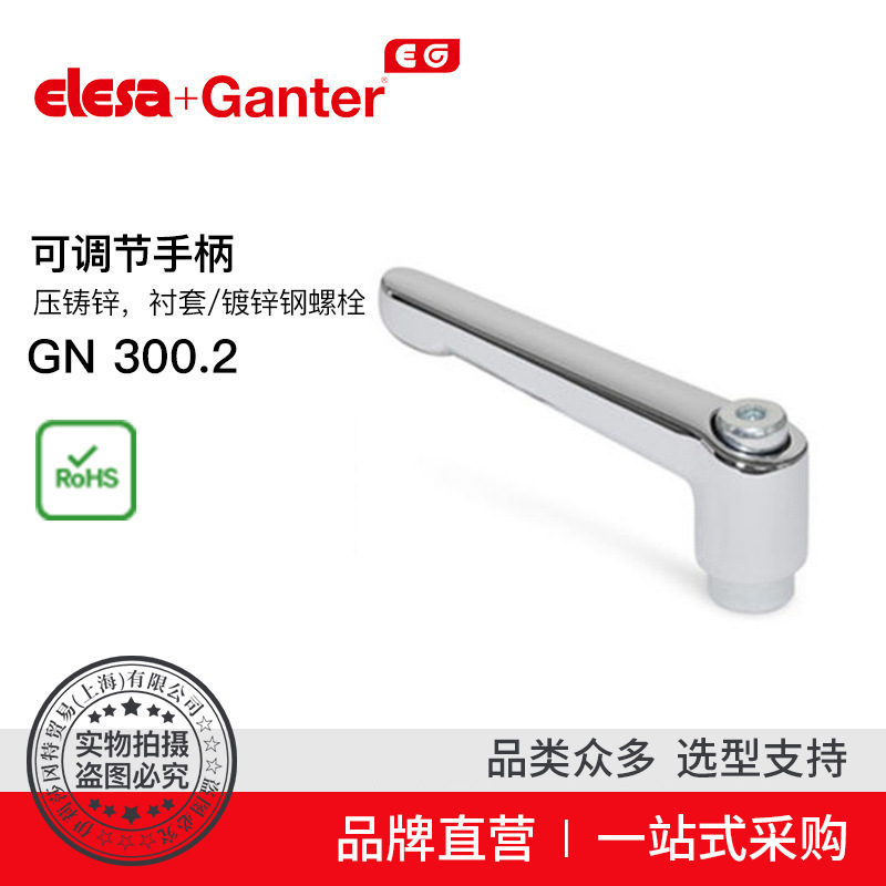 Elesa Ganter伊莉莎冈特 GN 300.2 可调节手柄压铸锌（3）