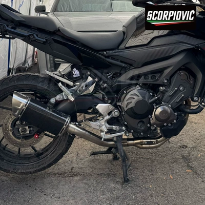 Motorcycle MT09 M11 modified: Exhaust pipe
