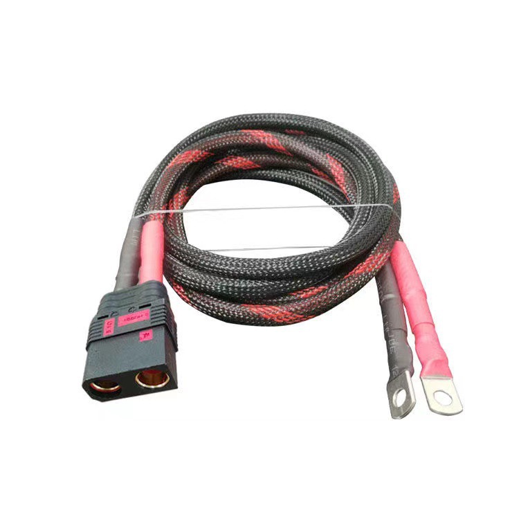 QS8分流耐高温电源线6AWG(约16平方)硅胶线普通款防打火插头