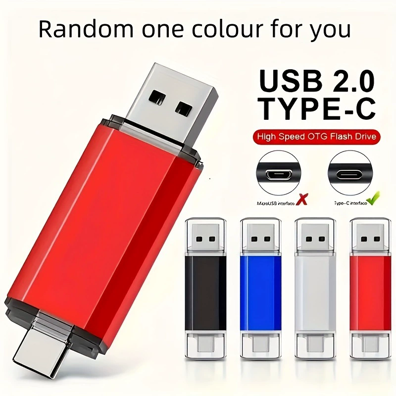 128 ГБ 256 ГБ 512 ГБ USB C USB Flash Drive 64 ГБ 2 в 1 USB 3.0