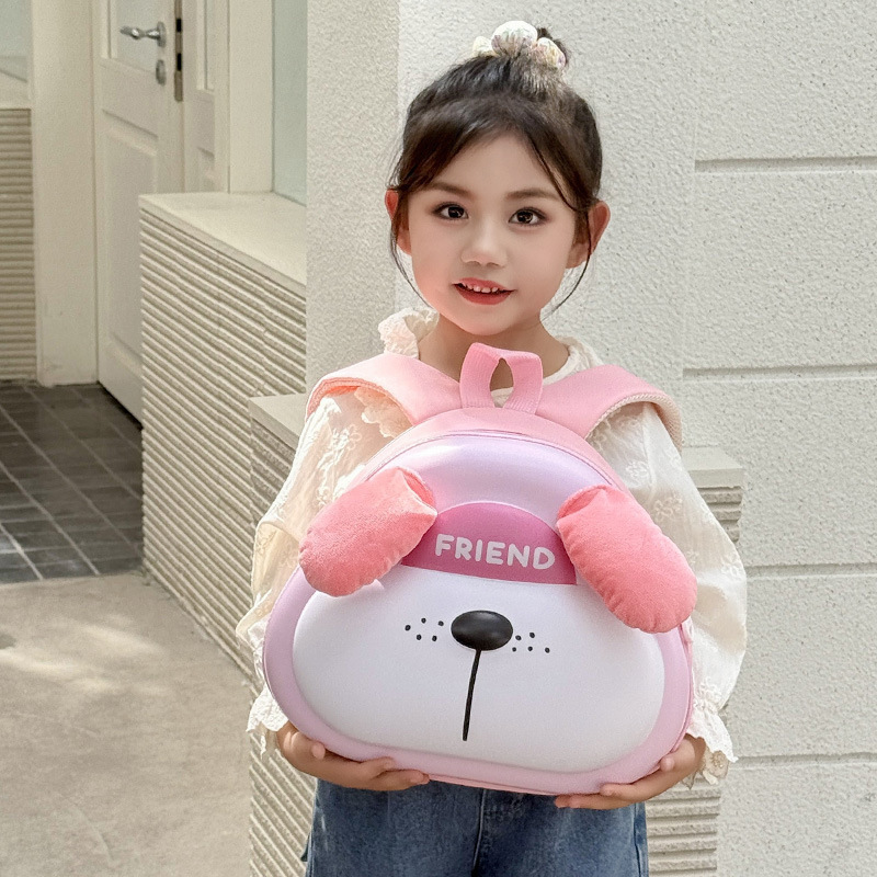 Plummy eva nueva mochila infantil de dibujos animados cáscara de huevo mochila infantil estereoscópica ligera mochila pequeña para niños y niñas