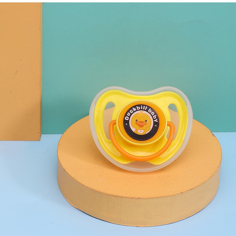 Chupete de Silicona con Estampado de Dibujos Animados para Bebés Recién Nacidos, Chupete de Confort con Funda, Venta al por Mayor