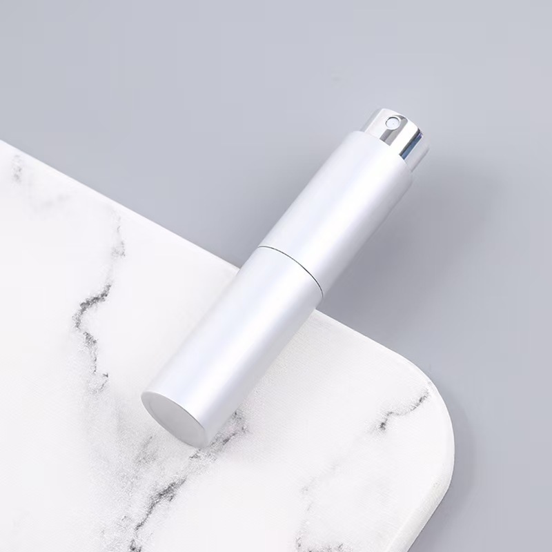 香水瓶 8ml10ml 二層式アルミ製回転スプレーボトル 香水分注ボトル 伸縮式口腔ボトル|undefined