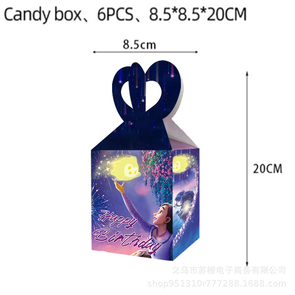 Estrella deseo cumpleaños tema Fiesta suministros vajilla decorativa Placa de papel taza tejido mantel cuchillo tenedor cuchara vajilla traje