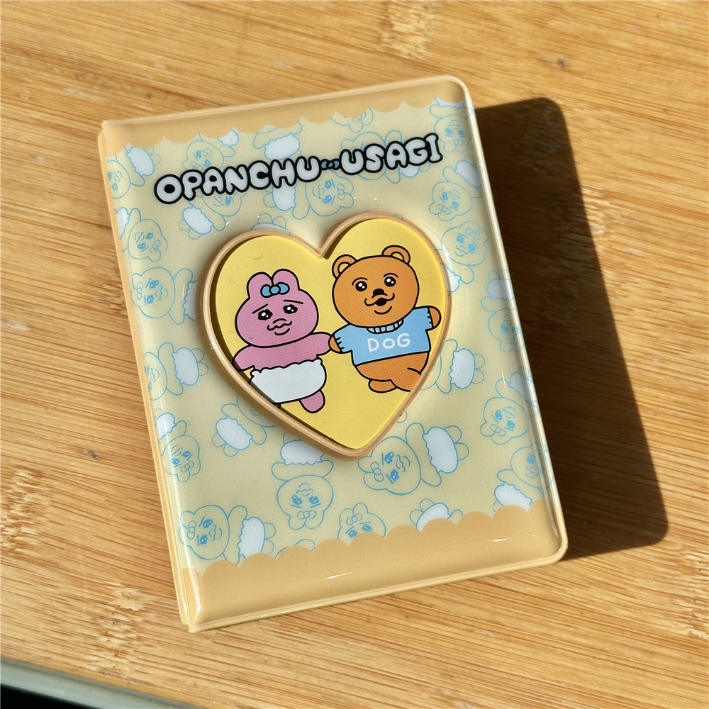 노란색 속옷 토끼 3 인치 사진 앨범 (카드 포함)