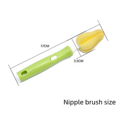 Strictly selected Love Scent Baby Bottle Refresh Version High-quality Detachable Replacement Bottle Brush Set for Infants and Toddlers Sponge Nipple Brush