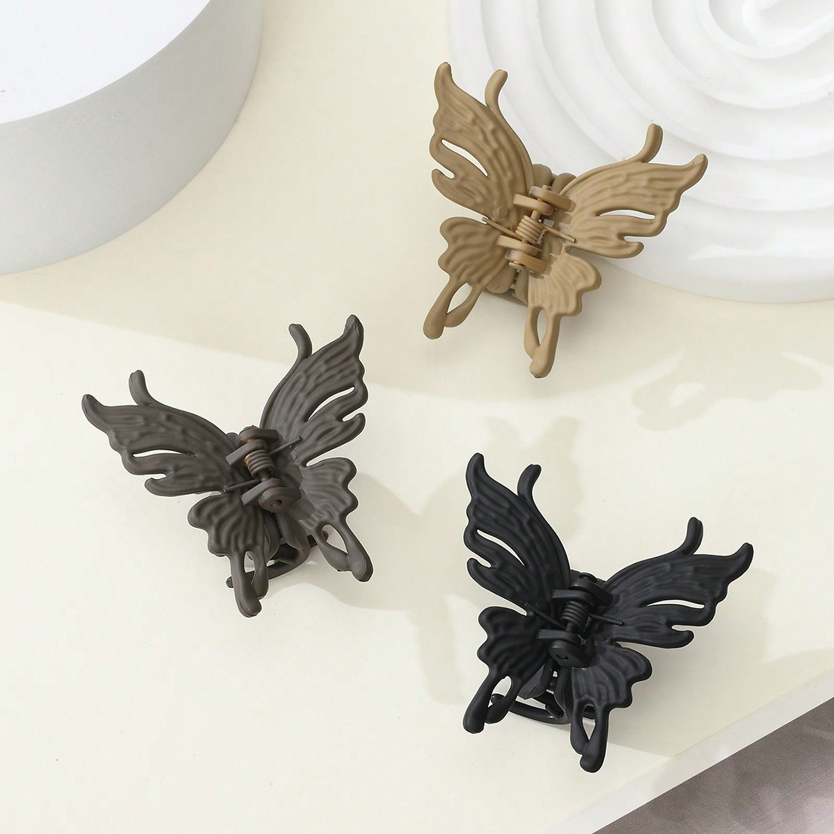 3-piezas pequeño tamaño clip helado mate niña niños mini lindo color horquilla roto pelo tiburón clip transfronterizo