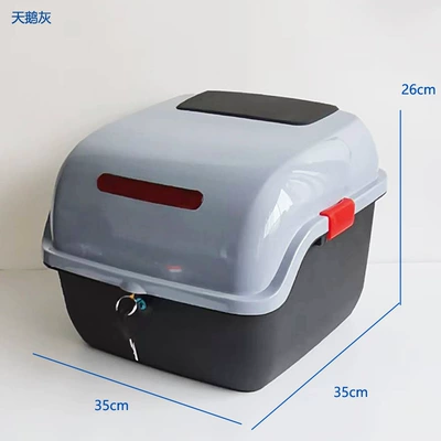 Motorcycle and Electric Vehicle Trunk | Motorcycle Safety Supplies - swan-gray-large-size