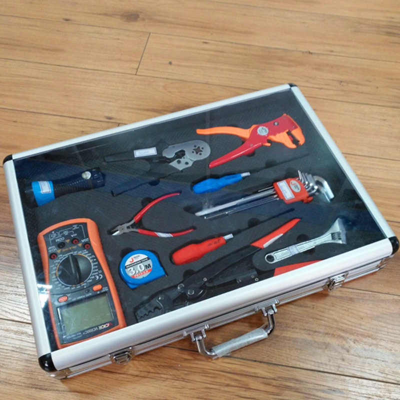 出售五金工具展示仪器箱 透明亚克力包装工具箱 户外设备维修铝箱