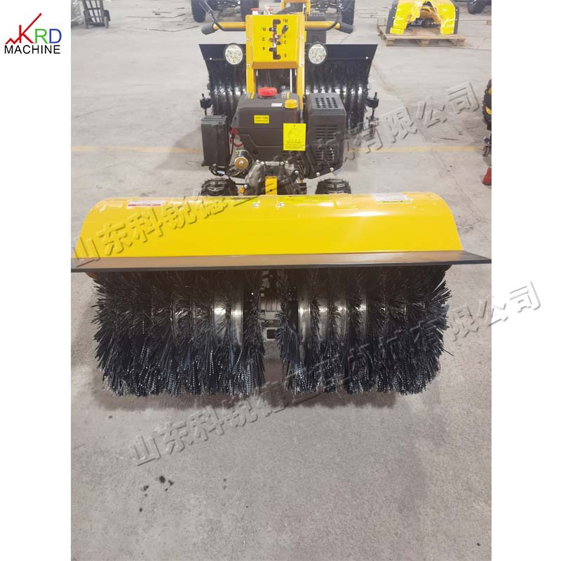 手推式路面除雪小型商用扫雪机 大马力抛雪机 小区物业清雪设备