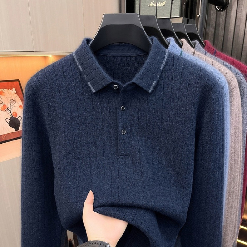 2026 Fall/Winter New Men's Heavyweight Thickened Wool Sweater, Australian Merino Wool, 100% Pure Wool 2026 Fall/Winter New Men's Heavyweight Thickened Wool Sweater, Australian Merino Wool, 100% Pure Wool