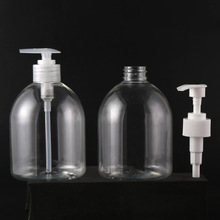 500ml洗手液瓶pet透明塑料瓶按压式分装瓶消毒液喷壶大瓶喷壶批发