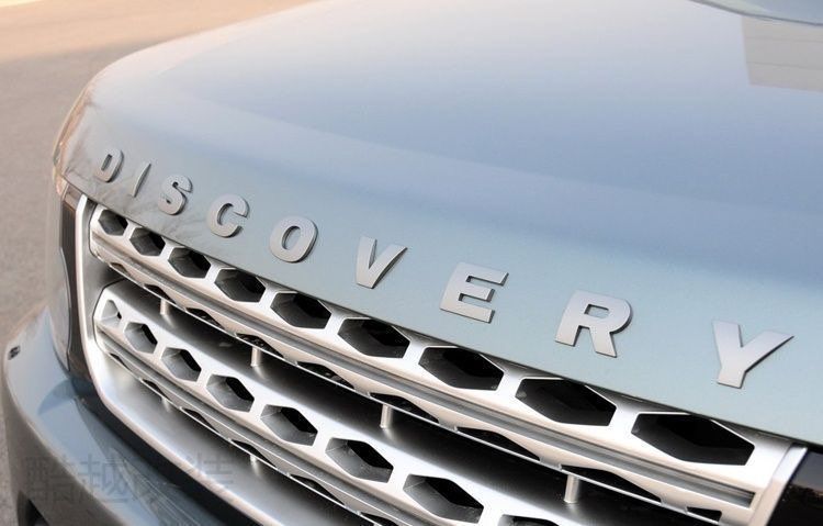 Land Rover Discovery 3, Discovery 4, HSE emblem, V8 lettering, DISCOVERY4, modified rear emblem, English lettering