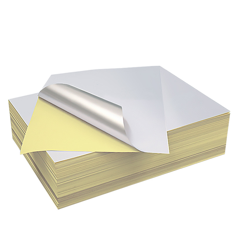 Flor de cerezo a4 etiqueta adhesiva pegatinas a4 papel de etiqueta de plata letra tamaño personalizado etiqueta adhesiva de plata