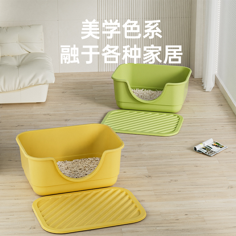 Inodoro para gatos, baño para gatos, baño para gatos, baño para gatos abierto, fábrica de inodoro para gatos transfronterizos