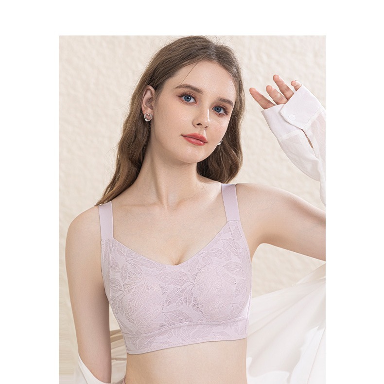 Venta directa de fábrica Comercio electrónico transfronterizo Sudeste de Asia Vietnam Tailandia Tazas fijas para mujeres Sujetador de colección lateral delgado sin costuras