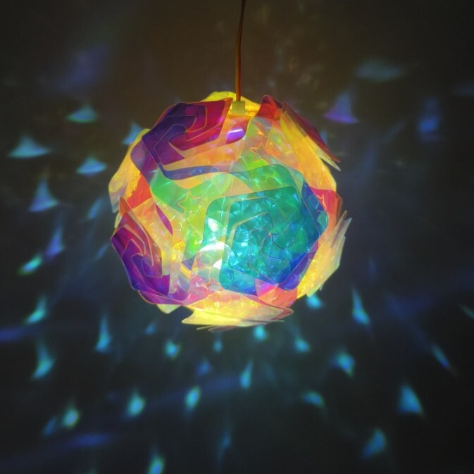 Night Market Beach Art Flash Colorful Laser Dragon Scale Satchel Lantern Ledpvc Golden Film Kidsren's Satchel Lantern