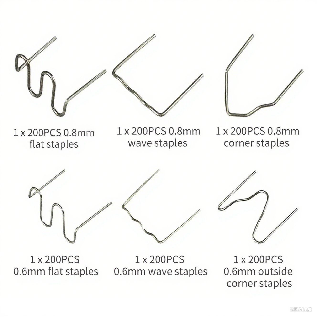 Car Bumper Repair Welding Wire Nails Plastic Bumper Crack Repair