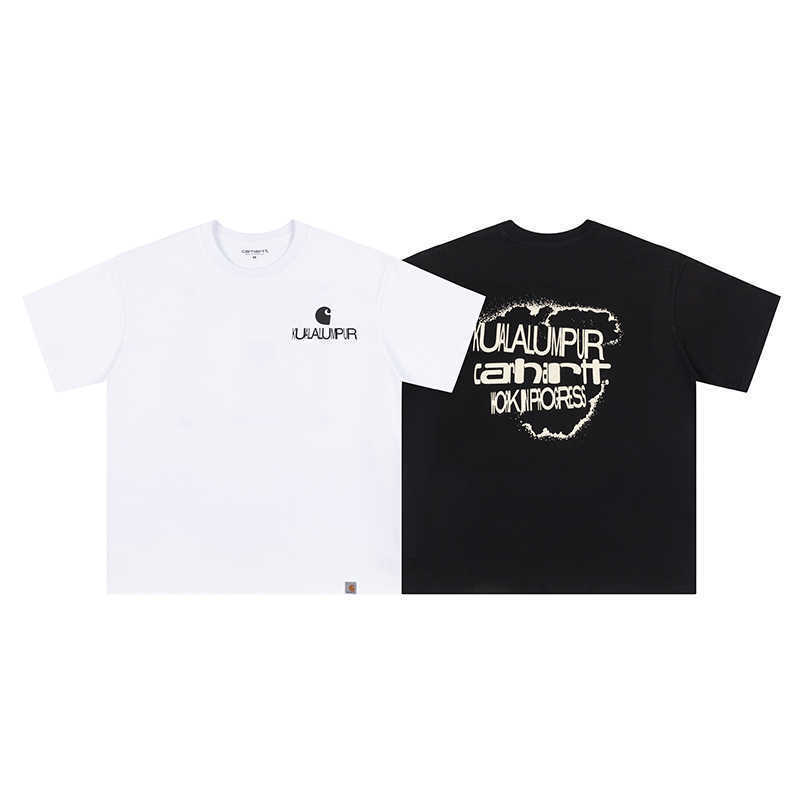 Carhartt Wip Carhart 24ss Summer New City Limited Round Neck Short Sleeve Men's and Women's T-Shirt Trendy