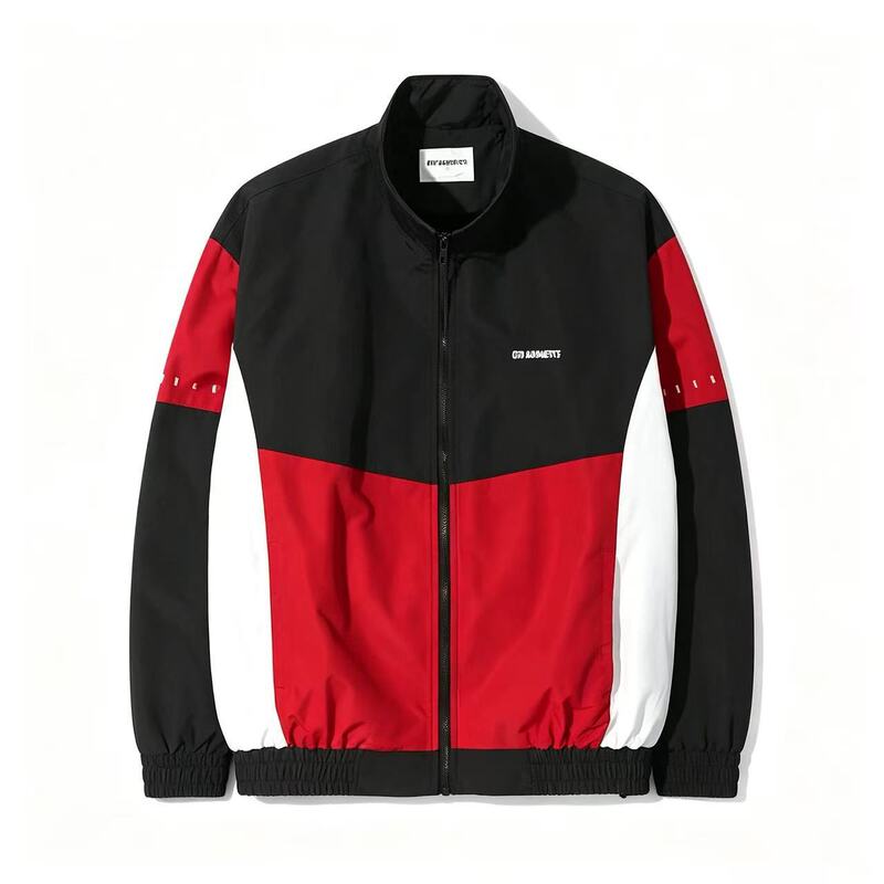 Yi Yangqianxi and Wen Xingyi's same style QT8 jacket, Japanese and Korean style "Weak Little Hero" color-blocked waterproof windbreaker, casual for both men and women Yi Yangqianxi and Wen Xingyi's same style QT8 jacket, Japanese and Korean style "Weak Little Hero" color-blocked waterproof windbreaker, casual for both men and women