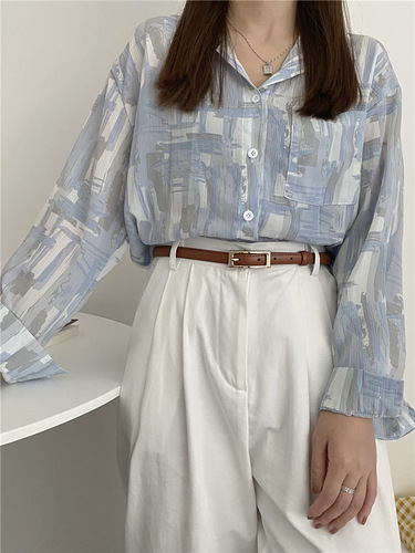 Brown retro thin belt for women, simple square buckle, temperament, matching dress, shirt, summer belt ins